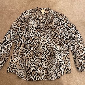 Chico’s Blouse Size 3 (16/18/XL)-Animal print
